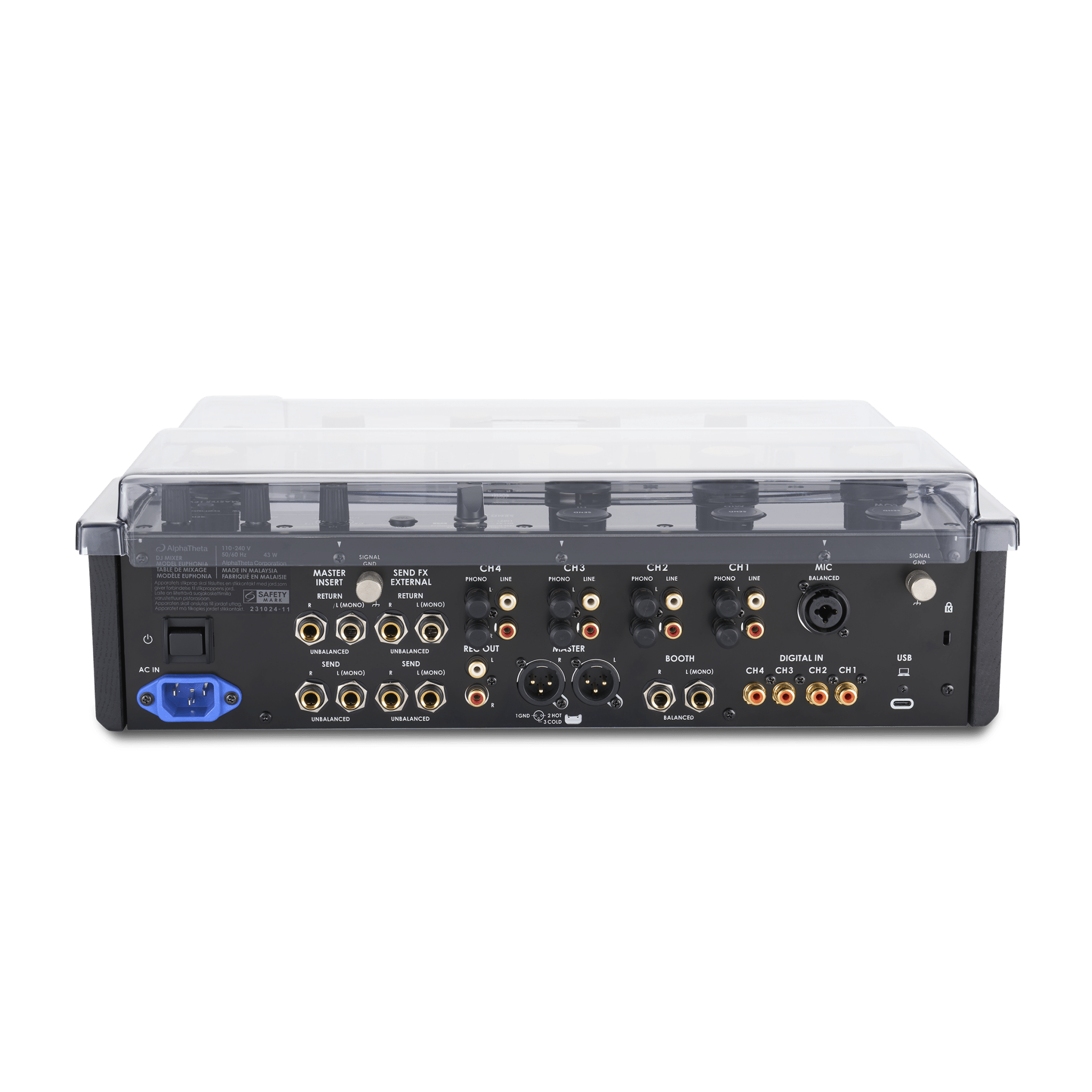 Decksaver til AlphaTheta Euphonia (Soft - Fit) - DJ Hub.NO